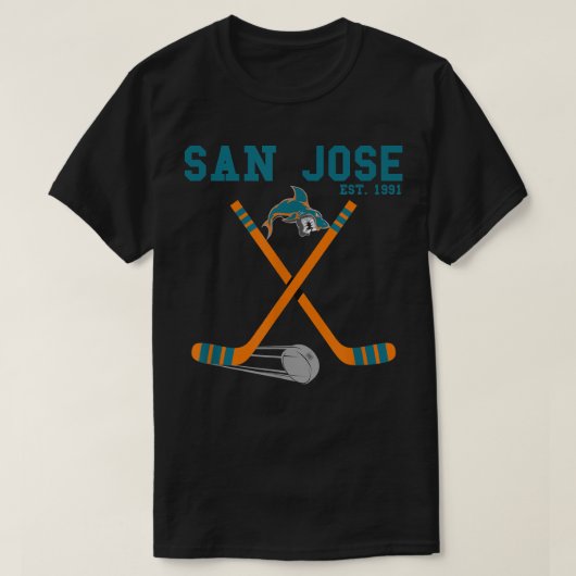 San Jose Sports Team Est 1991 Novelty Athletic Sha T-shirt (Design voorkant)