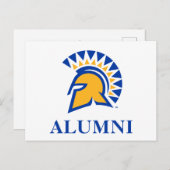 San Jose Staat Spartans Alumni Briefkaart (Voorkant / Achterkant)
