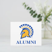 San Jose Staat Spartans Alumni Briefkaart (Staand voorkant)