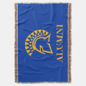 San Jose Staat Spartans Alumni Deken (Voorkant Verticaal)