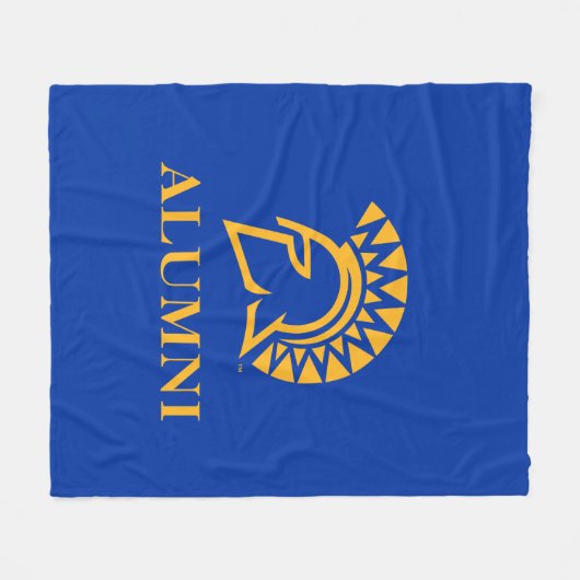 San Jose Staat Spartans Alumni Fleece Deken (Voorkant (Horizontaal))