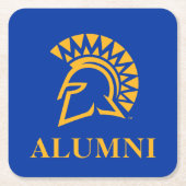 San Jose Staat Spartans Alumni Kartonnen Onderzetters (Voorkant)