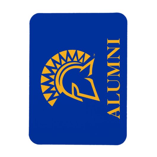 San Jose Staat Spartans Alumni Magneet (Verticaal)