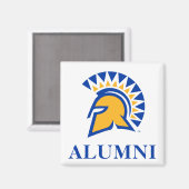 San Jose Staat Spartans Alumni Magneet (Voorkant / Achterkant)