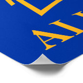 San Jose Staat Spartans Alumni Poster (Hoek)