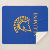 San Jose Staat Spartans Alumni Sherpa Deken (Voorkant (horizontaal))