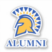 San Jose Staat Spartans Alumni Sticker (Voorkant)