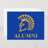 San Jose Staat Spartans Alumni Uitnodiging Briefkaart (Voorkant / Achterkant)