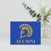 San Jose Staat Spartans Alumni Uitnodiging Briefkaart (Staand voorkant)