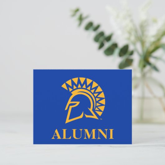 San Jose Staat Spartans Alumni Uitnodiging Briefkaart (Staand voorkant)