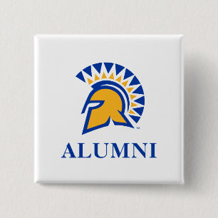 San Jose Staat Spartans Alumni Vierkante Button 5,1 Cm