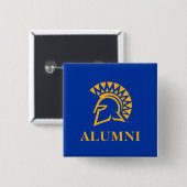 San Jose Staat Spartans Alumni Vierkante Button 5,1 Cm (Voorkant /achterkant)