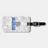 San Jose Staat Spartans Witmarmer Bagagelabel (Voorkant horizontaal)