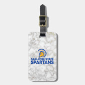 San Jose Staat Spartans Witmarmer Bagagelabel (Voorkant verticaal)