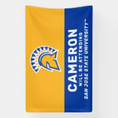 San Jose State | Afgestudeerde gaat aanwezig zijn Spandoek (Verticaal)