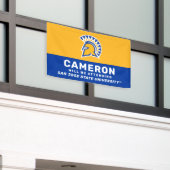 San Jose State | Afgestudeerde gaat aanwezig zijn Spandoek (Buitenkant Gebouw)