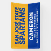 San Jose State | Afgestudeerde Zal Aanwezig Zijn Spandoek (Verticaal)