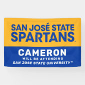 San Jose State | Afgestudeerde Zal Aanwezig Zijn Spandoek (Horizontaal)