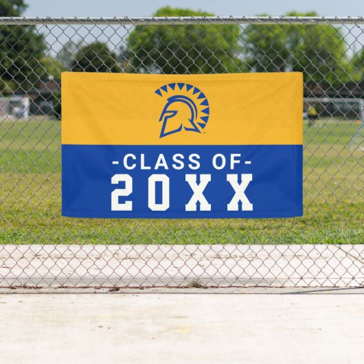 San Jose State | Afgestudeerden van de graduate kl Spandoek (Insitu)
