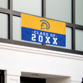 San Jose State | Afgestudeerden van de graduate kl Spandoek (Buitenkant Gebouw)