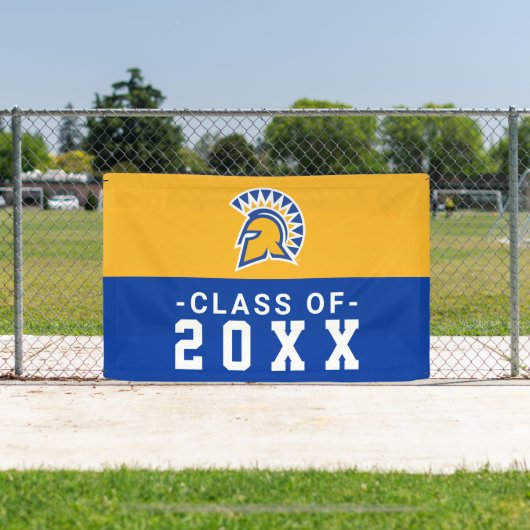 San Jose State | Afgestudeerden van de graduate kl Spandoek (Insitu)