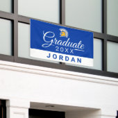 San Jose State | Afgestudeerden van de graduate kl Spandoek (Buitenkant Gebouw)