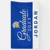 San Jose State | Afgestudeerden van de graduate kl Spandoek (Verticaal)