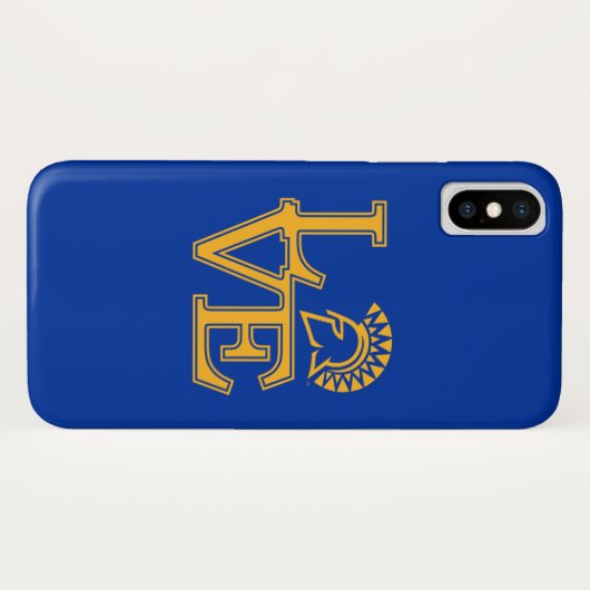 San Jose State Liefde Case-Mate iPhone Case (Achterkant (horizontaal))