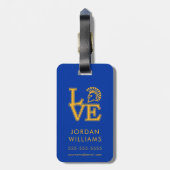 San Jose State Love Bagagelabel (Achterkant verticaal)