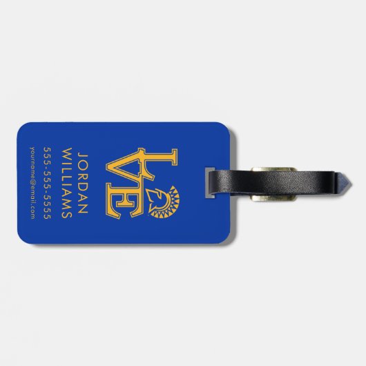 San Jose State Love Bagagelabel (Achterkant horizontaal)