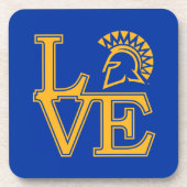 San Jose State Love Bier Onderzetter (Voorkant)