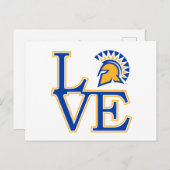 San Jose State Love Briefkaart (Voorkant / Achterkant)