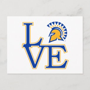 San Jose State Love Briefkaart