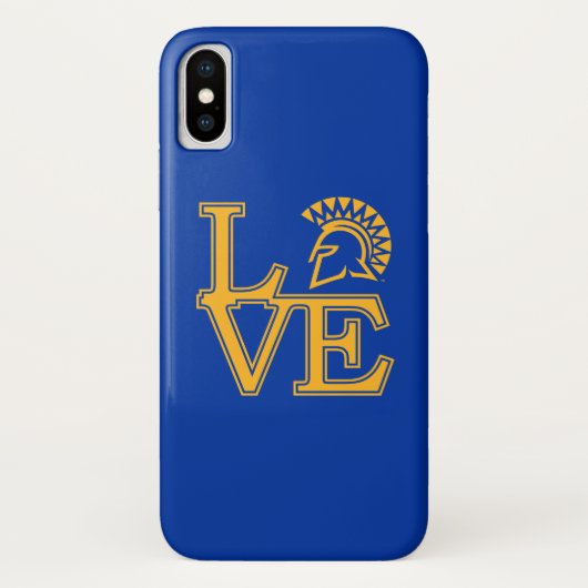 San Jose State Love Case-Mate iPhone Case (Achterkant)