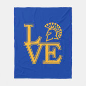 San Jose State Love Fleece Deken (Voorkant)
