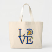 San Jose State Love Grote Tote Bag (Voorkant)
