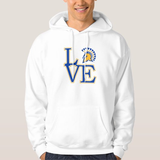 San Jose State Love Hoodie (Voorkant)