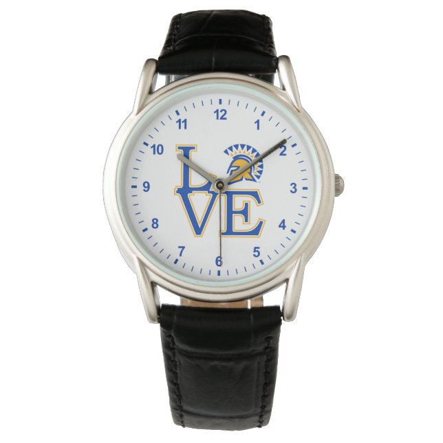 San Jose State Love Horloge (Voorkant)