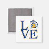 San Jose State Love Magneet (Voorkant / Achterkant)