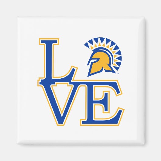 San Jose State Love Magneet (Voorkant)