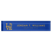 San Jose State Love Naambordje (Voorkant)