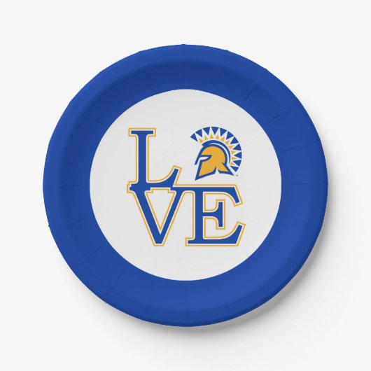 San Jose State Love Papieren Bordje (Voorkant)