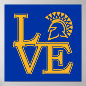 San Jose State Love Poster (Voorkant)