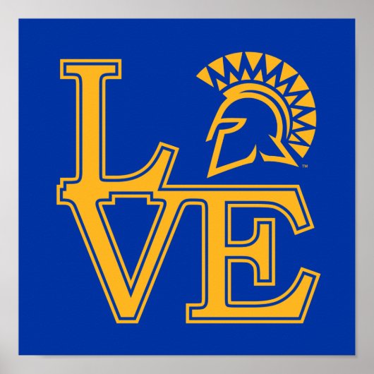 San Jose State Love Poster (Voorkant)