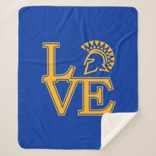 San Jose State Love Sherpa Deken