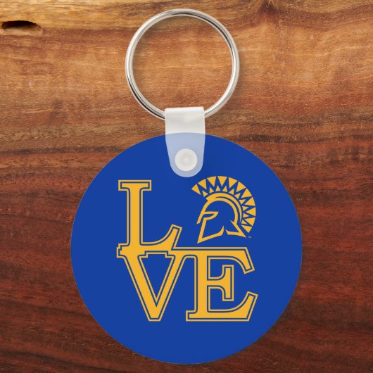 San Jose State Love Sleutelhanger (Voorkant)
