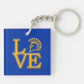 San Jose State Love Sleutelhanger (Achterkant)