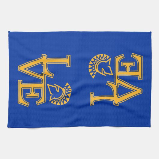 San Jose State Love Theedoek (Horizontaal)