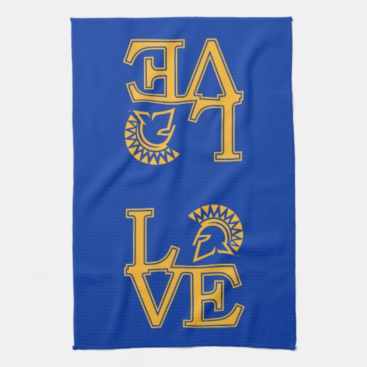 San Jose State Love Theedoek (Verticaal)