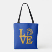 San Jose State Love Tote Bag (Achterkant)